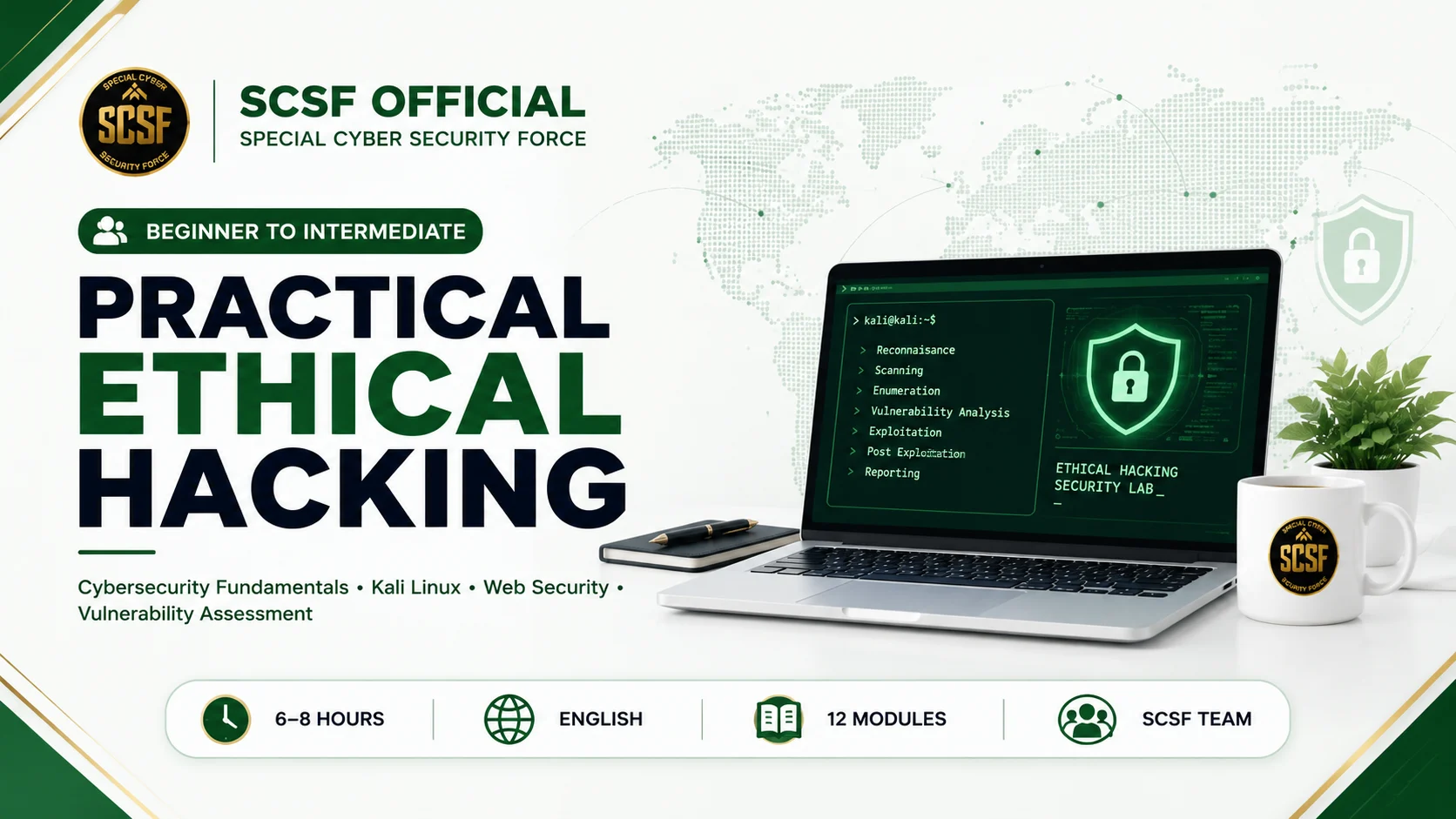 PRACTICAL ETHICAL HACKING COURSE